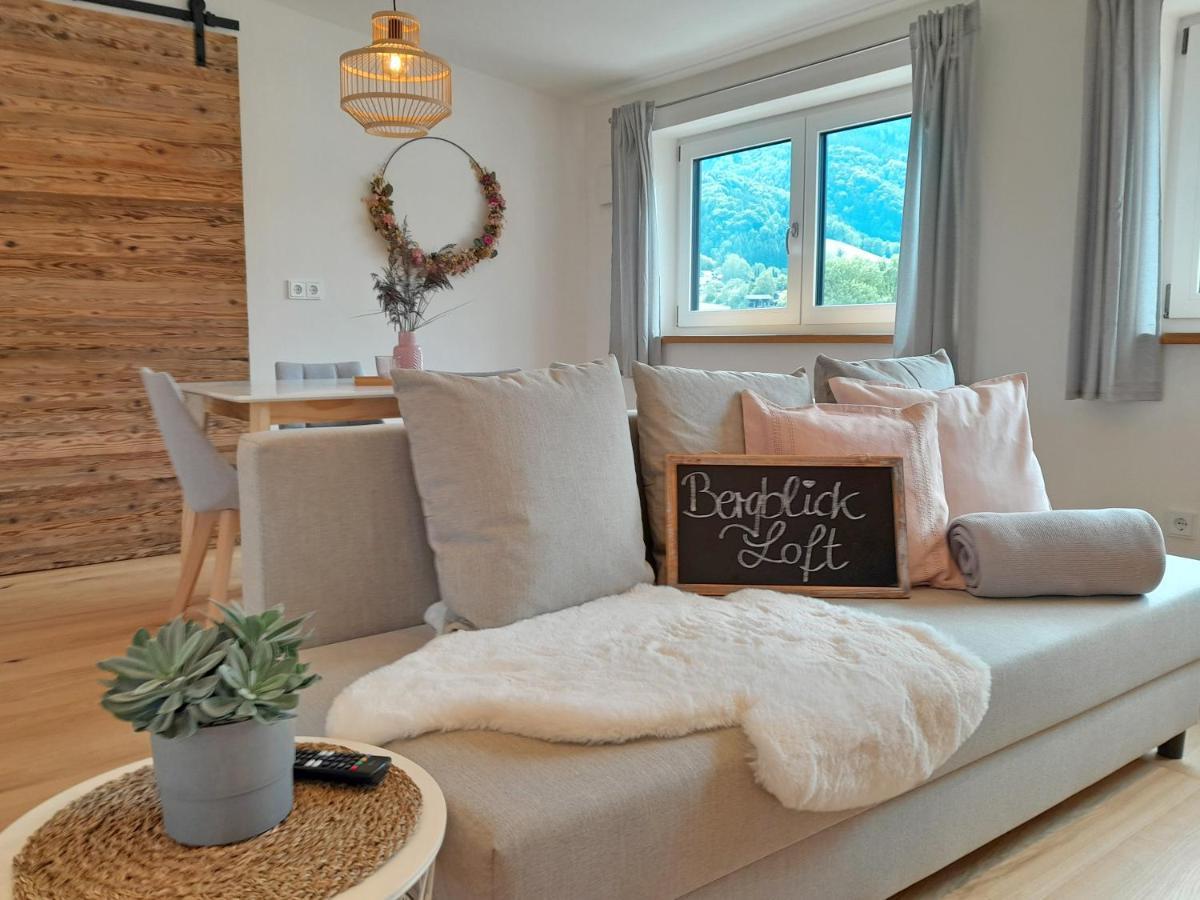 Ferienwohnung Bergblick Loft Aschau im Chiemgau Bagian luar foto